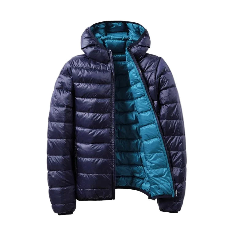 Winter zip jacket with long sleeves – women
