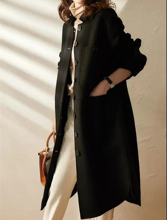Emilia | Long Cashmere Trench Coat