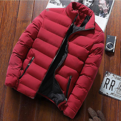 Thick insulated winter jacket – men