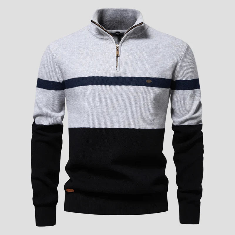 Men's cotton sweater, classic and comfortable