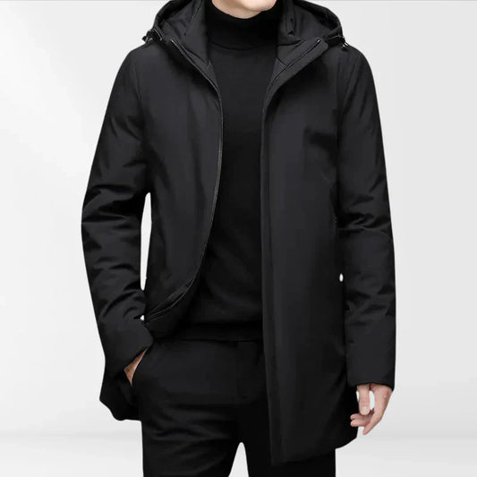 Phillipe timeless black hooded jacket – men