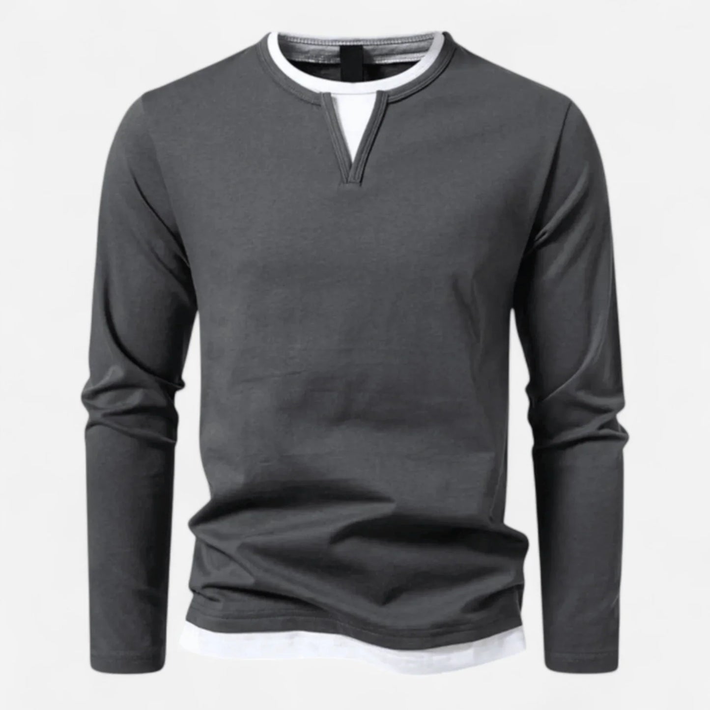 Men's V-neck sweater made from high-quality cotton