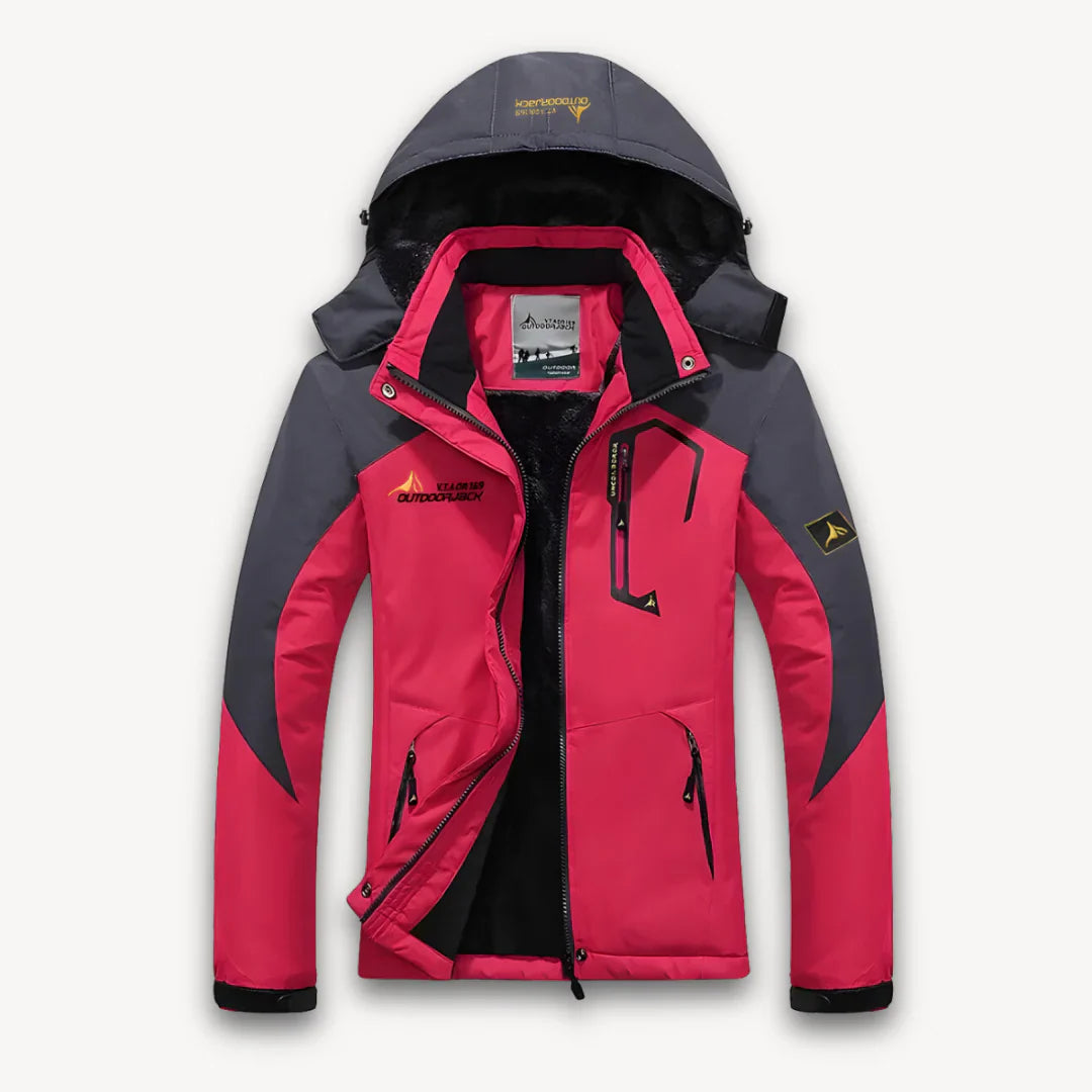 Men's winter jacket, waterproof, lined with fleece
