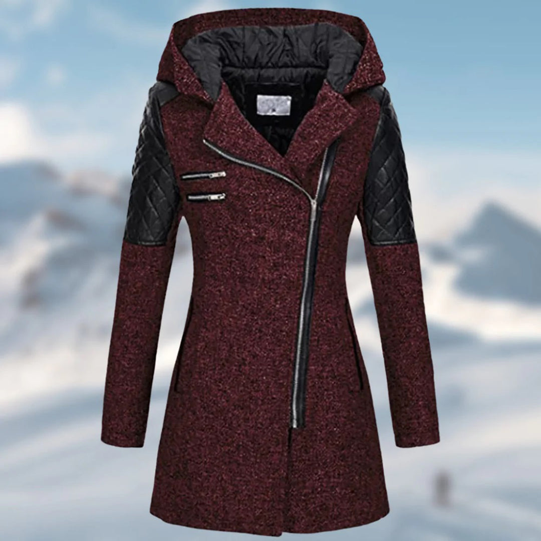 Long Winter Coat with Hood for Women