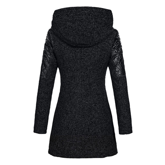 Long Winter Coat with Hood for Women