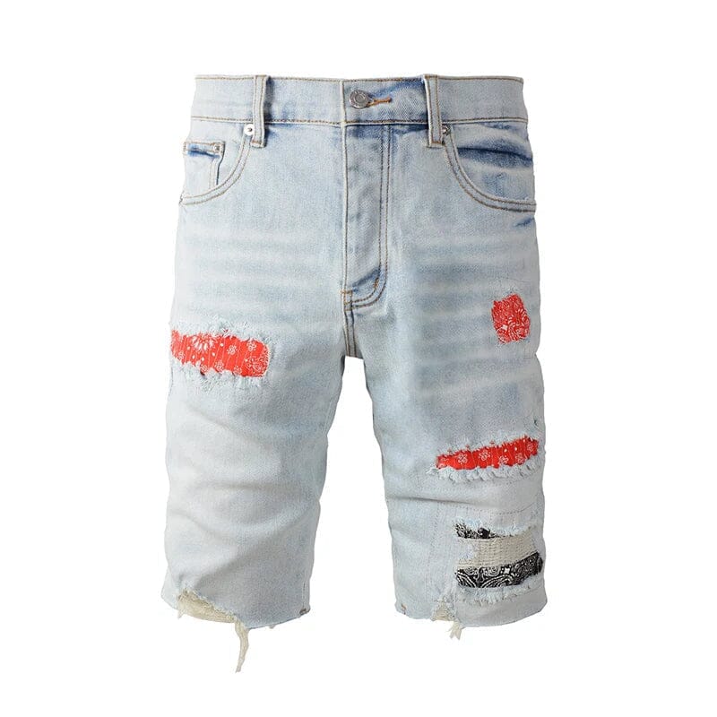 The Ragnar Distressed Denim Shorts