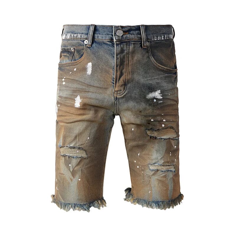 The Camden Distressed Denim Shorts