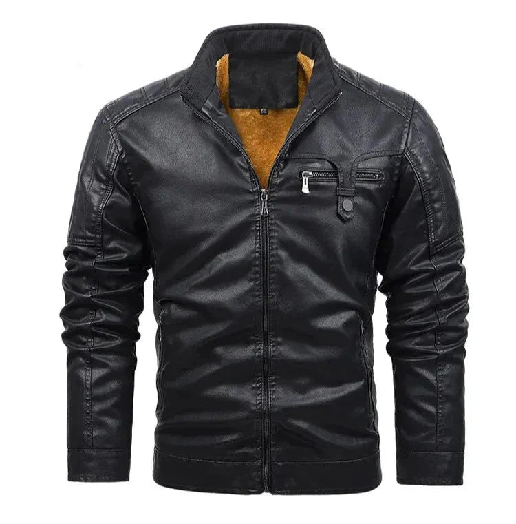 The Roderic Faux Leather Jacket