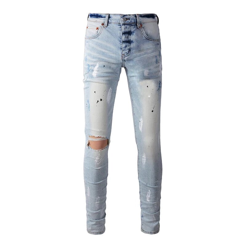 The Highlander Distressed Biker Jeans