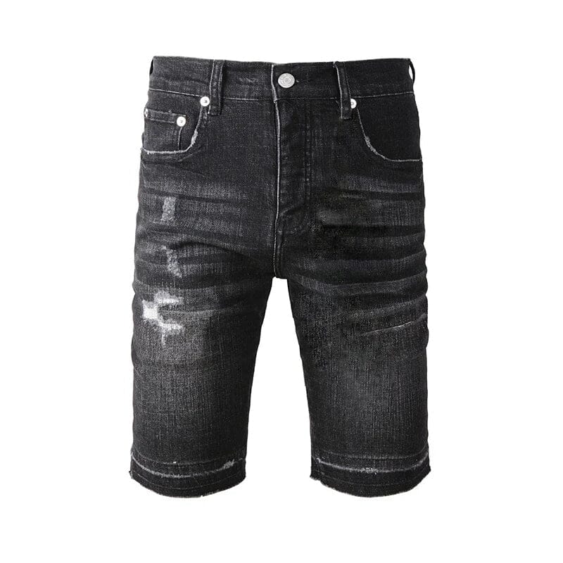 The Windsor Distressed Denim Shorts