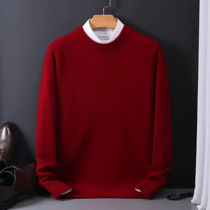 Jakob men's cashmere sweater, classic style