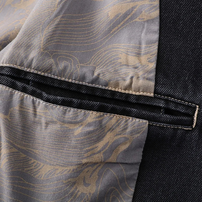 Diego casual denim blazer – men