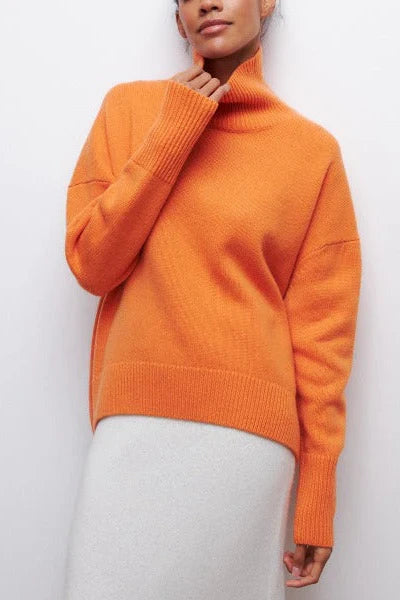 Bodil - turtleneck sweater - warm and comfortable