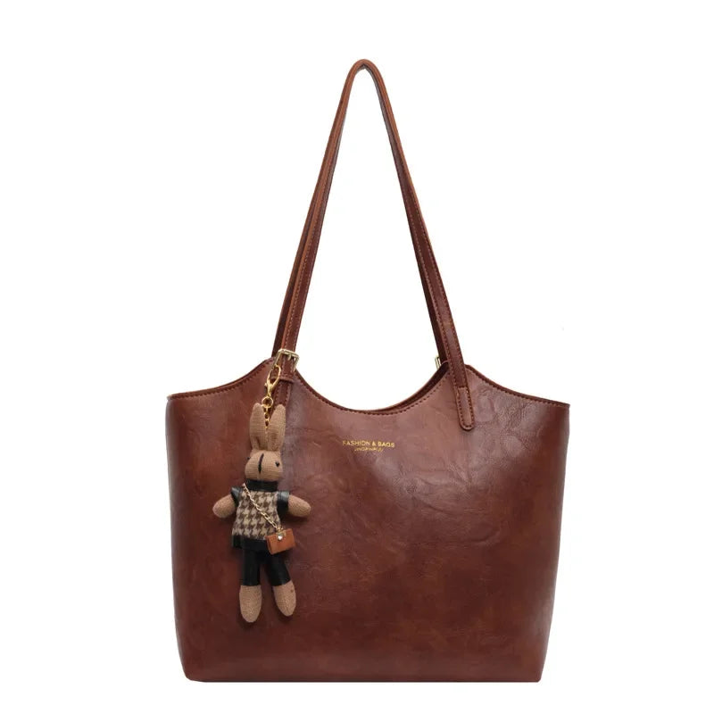 Sienna retro shoulder tote bag in a vintage look