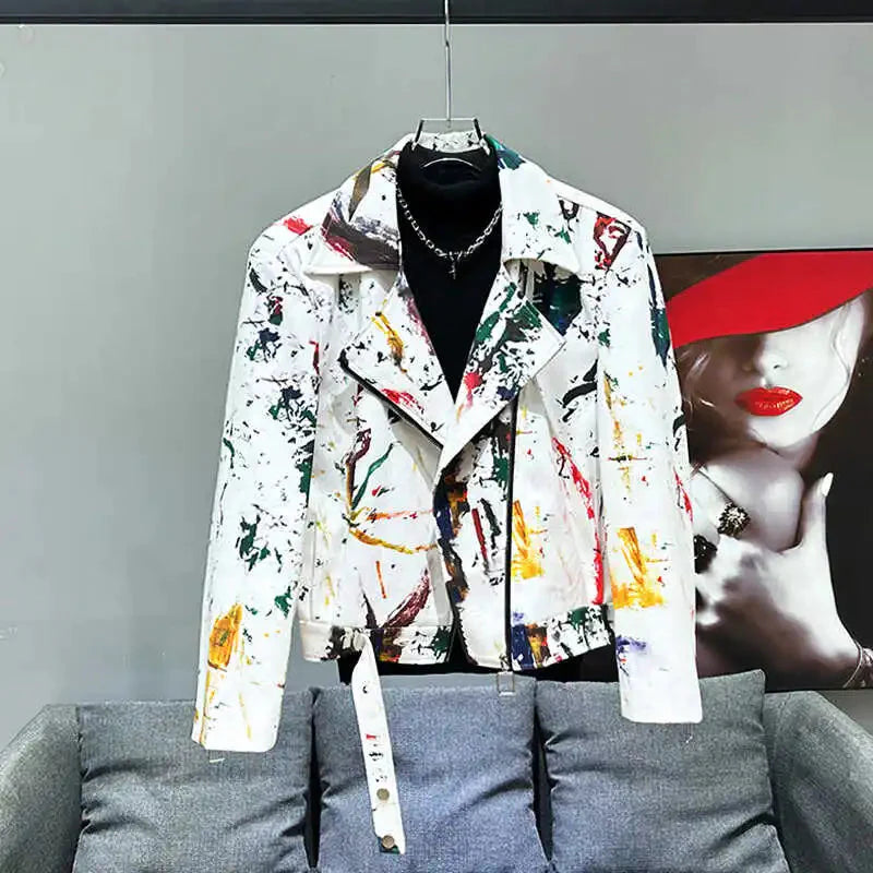 The Radcliffe Graffiti Print Jacket