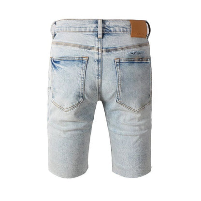 The Solstice Distressed Denim Shorts