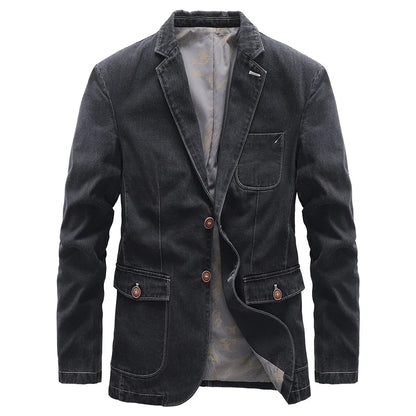 Diego casual denim blazer – men