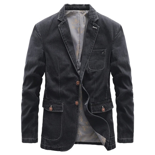 Diego casual denim blazer – men
