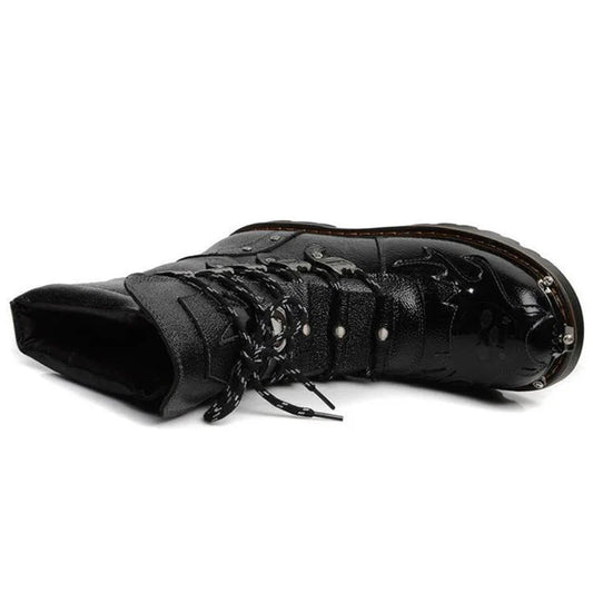 The Pathfinder Faux Leather Motorcycle Boots