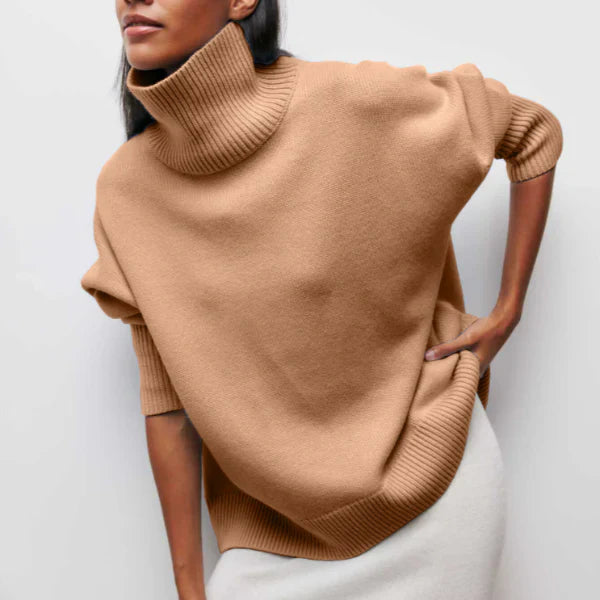 Avery - sweater with high collar