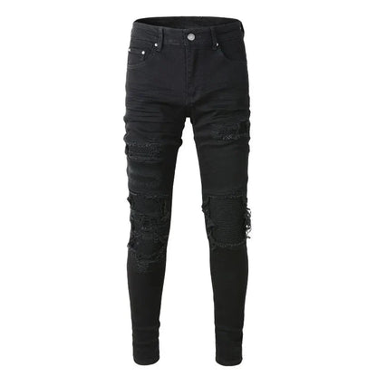 The Elysium Biker Distressed Jeans