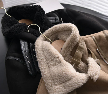 Heili | sherpa fleece bomber jacket