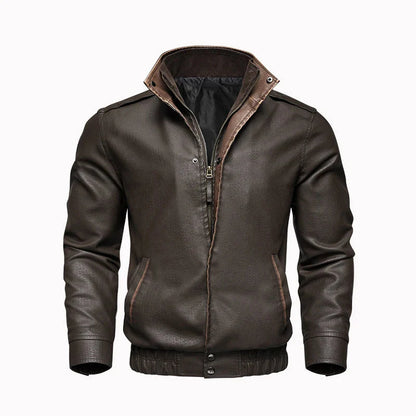 The Braxton Faux Leather Jacket