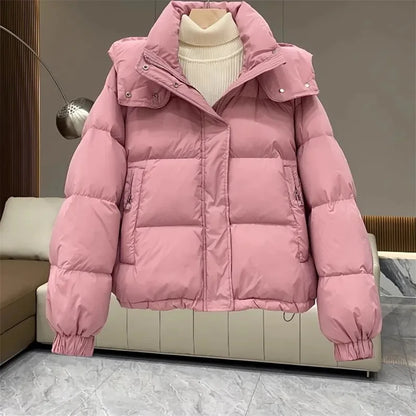 Lena casual cotton puffer jacket – women