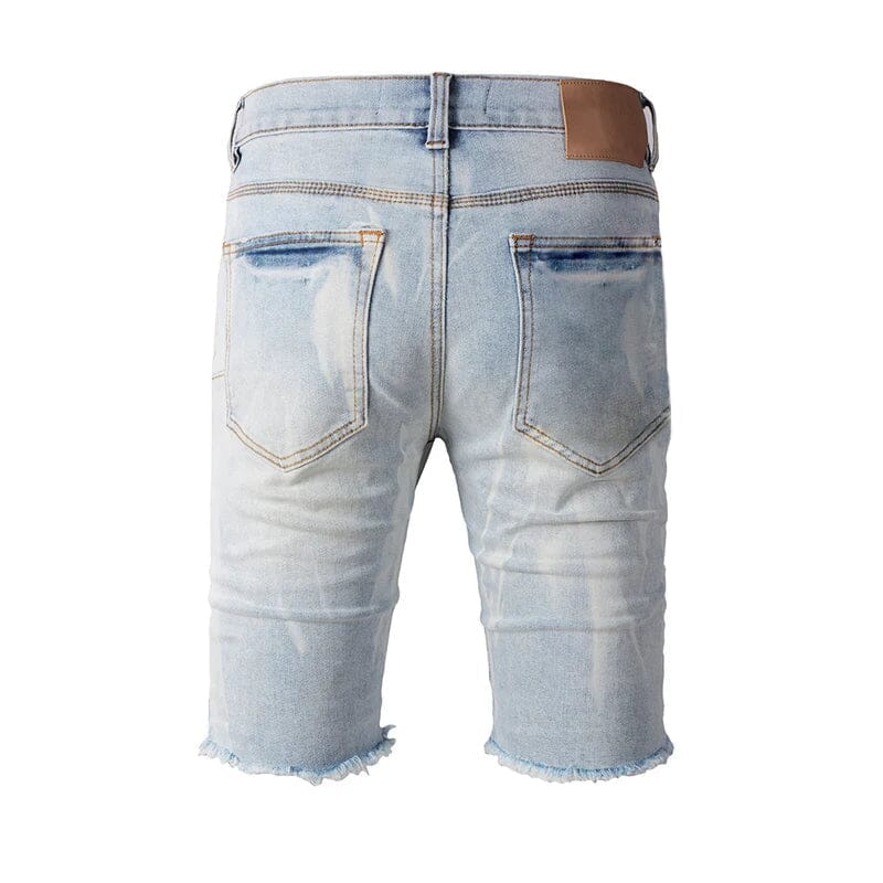 The Barlow Distressed Denim Shorts