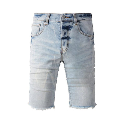 The Barlow Distressed Denim Shorts