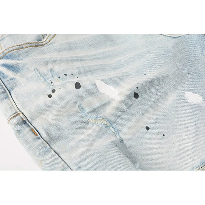 The Maddox Distressed Denim Shorts