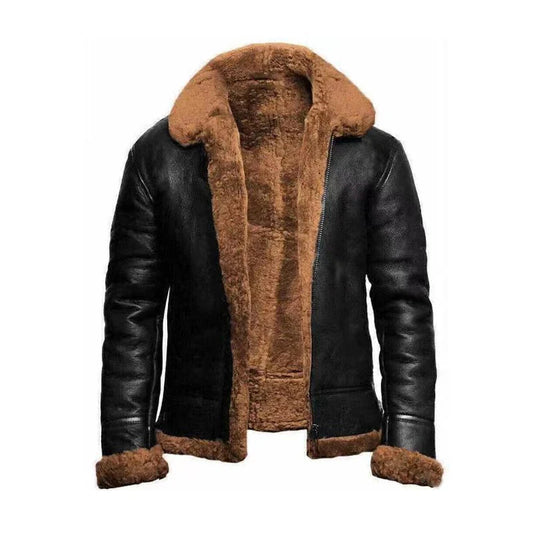 The Strider Faux Leather Fur Jacket