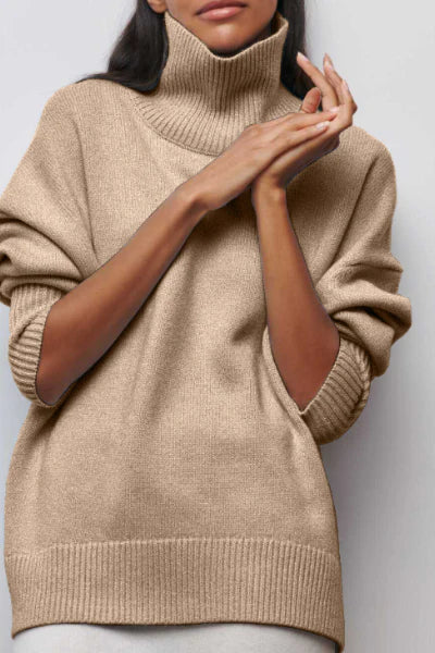 Bodil - turtleneck sweater - warm and comfortable