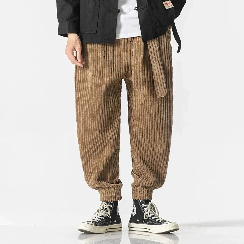 Warm Men'S Winter Corduroy Pants