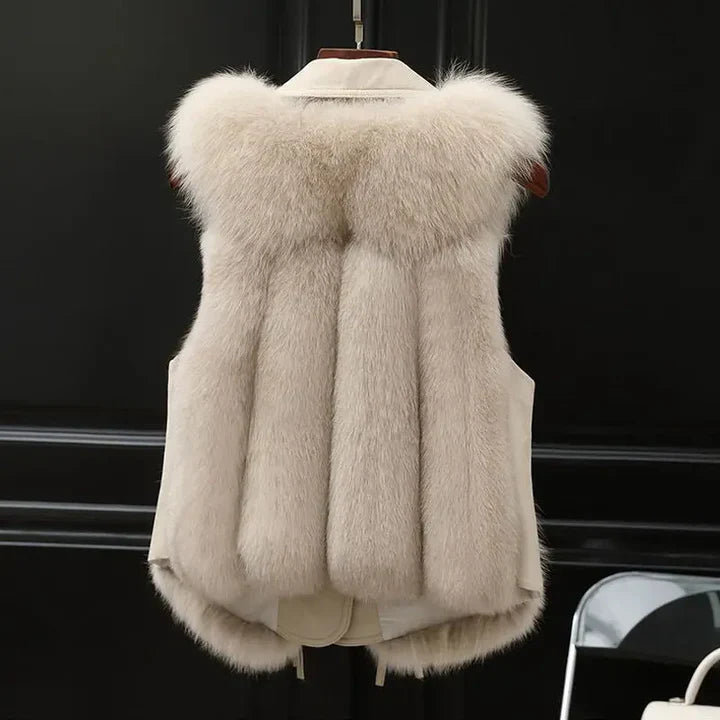 Megane – elegant fur vest with a luxurious look