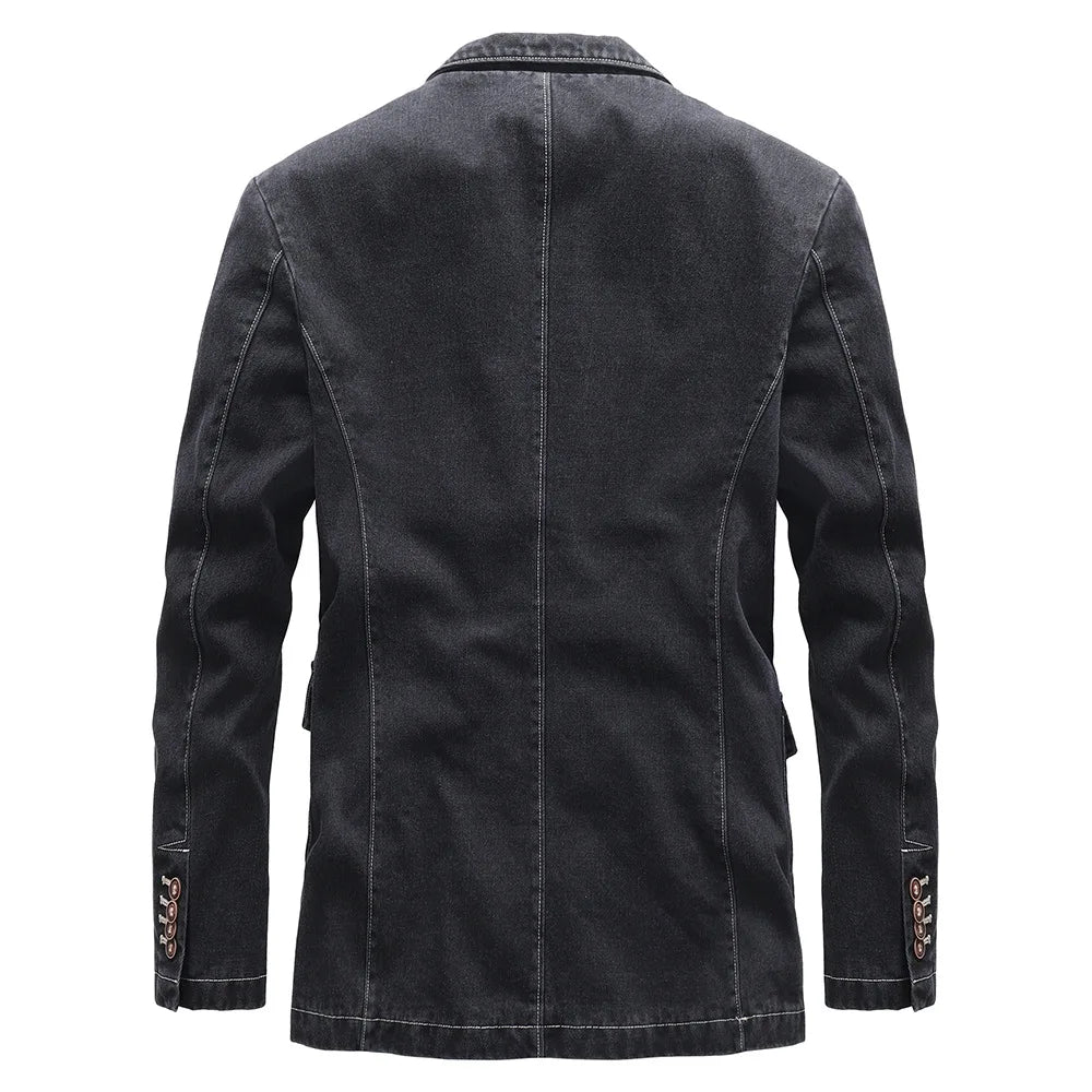 Diego casual denim blazer – men