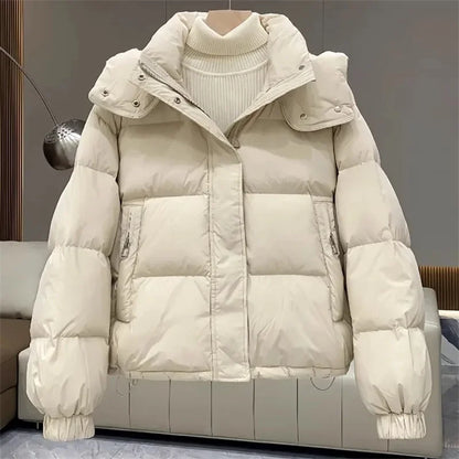 Lena casual cotton puffer jacket – women