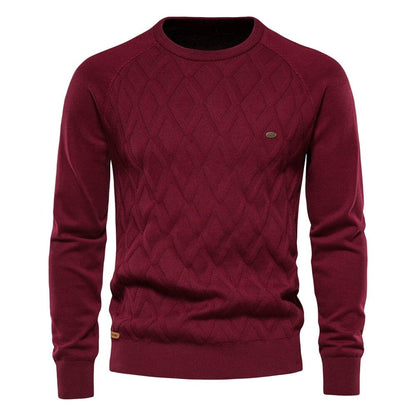 The Jasper Slim Fit Knitted Pullover Sweaters - Multiple Colors