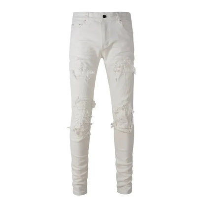 The Elysium Biker Distressed Jeans