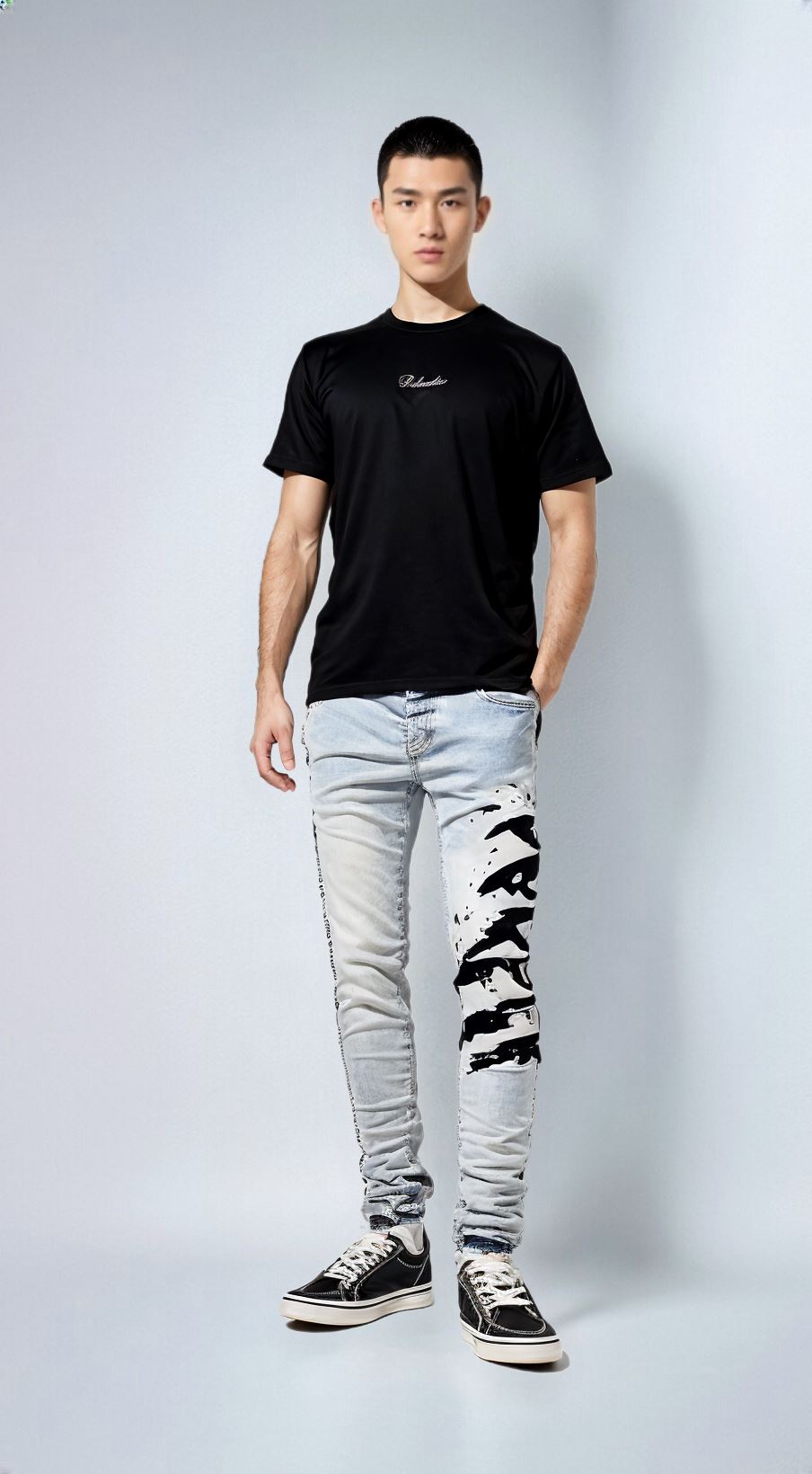 The Atticus Denim Biker Jeans