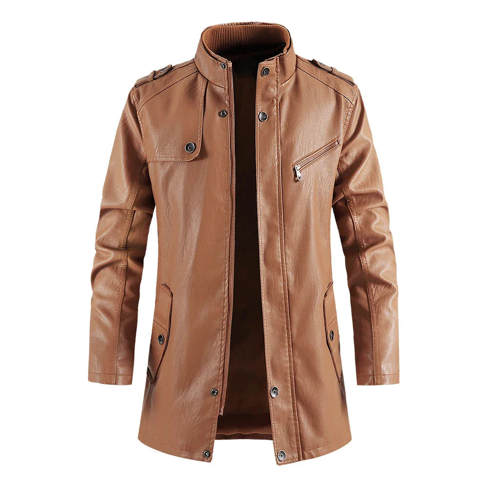 The Caspian Faux Leather Jacket