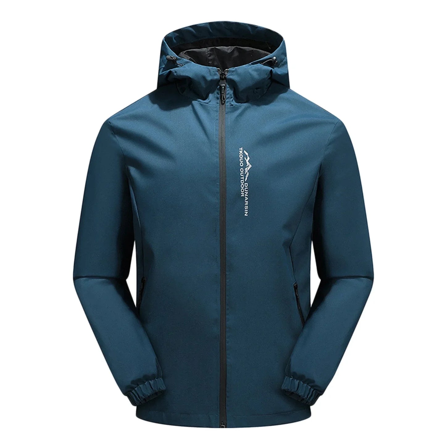 Men's softshell winter jacket with hood – warm & robust