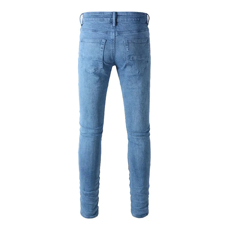 The Elysium Biker Distressed Jeans