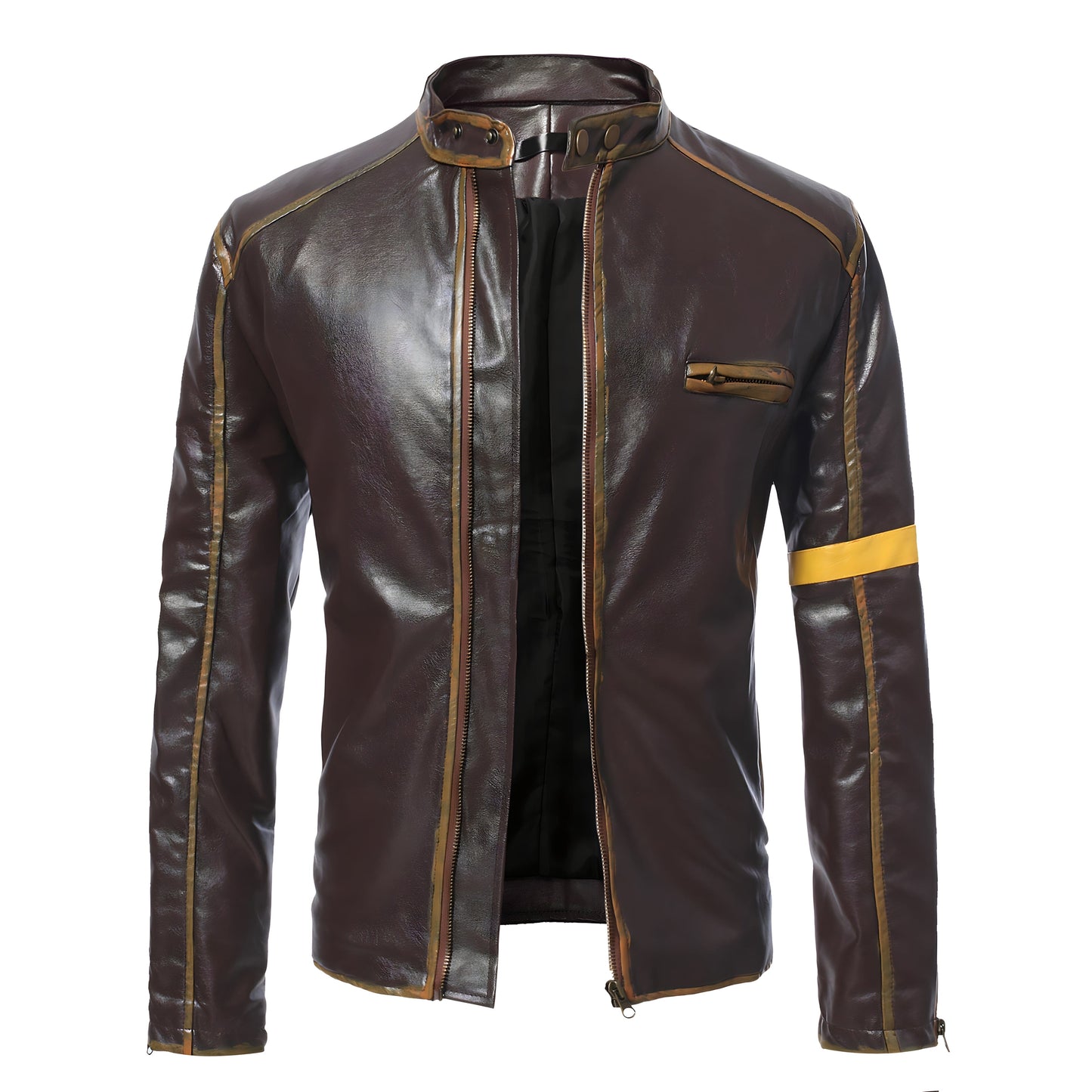 The Axel Faux Leather Biker Jacket - Multiple Colors