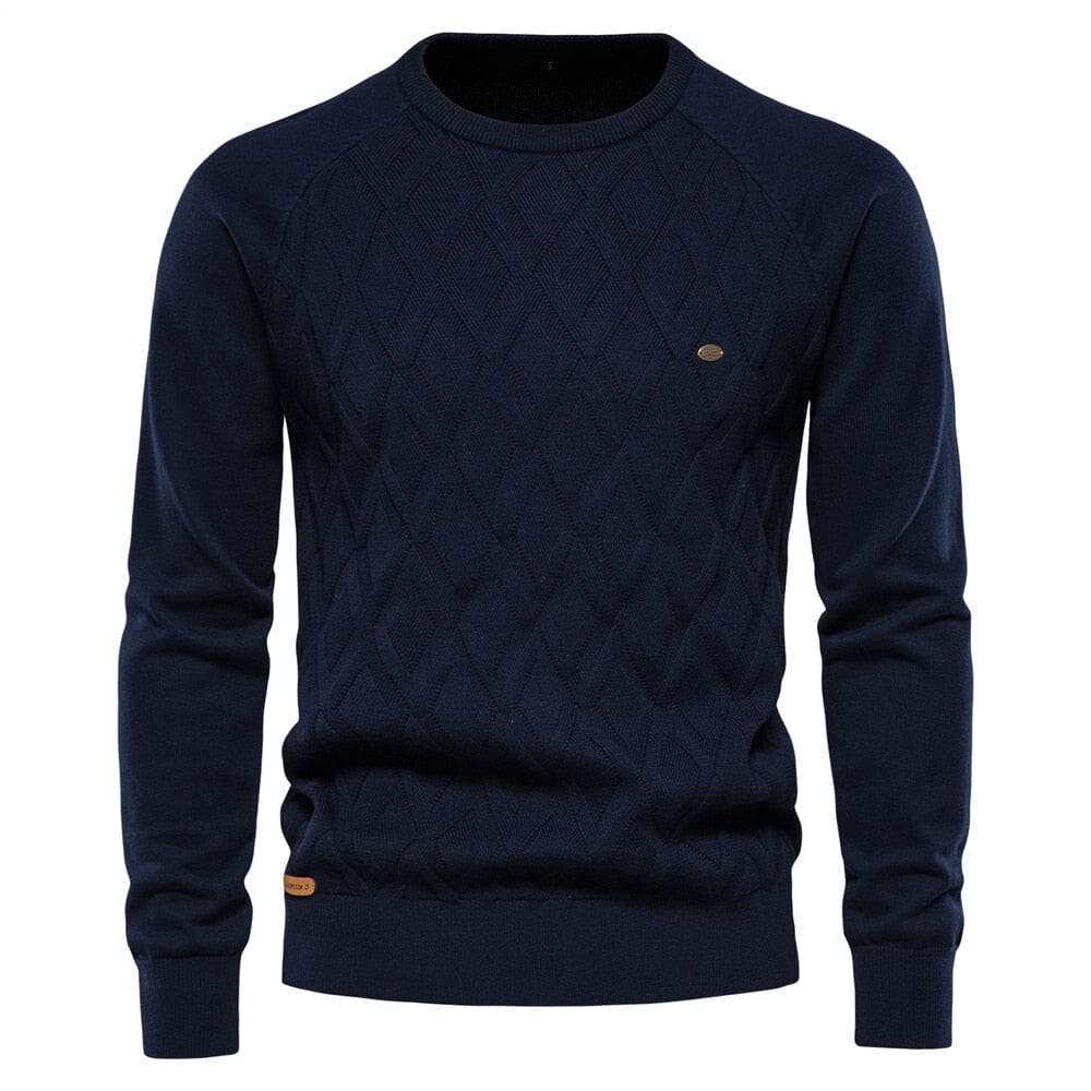 The Jasper Slim Fit Knitted Pullover Sweaters - Multiple Colors