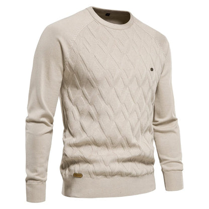 The Jasper Slim Fit Knitted Pullover Sweaters - Multiple Colors