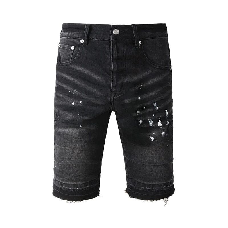 The Jaxon Distressed Denim Shorts