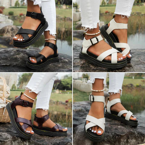 Orthopedic sporty sandals - raine