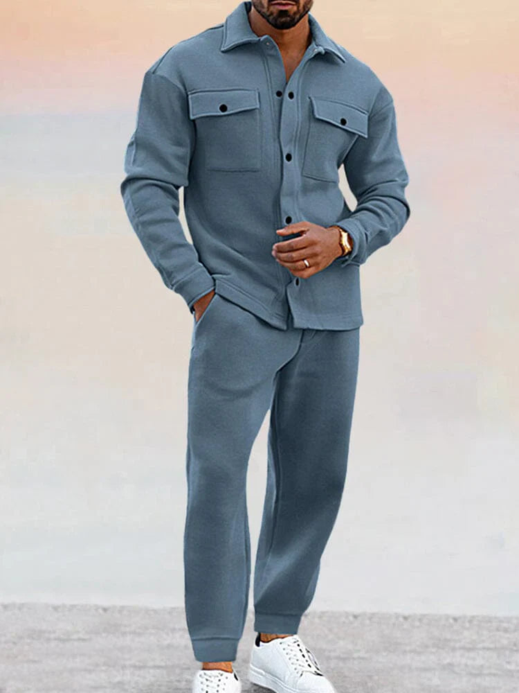 Stylish men's two-piece suit – comfortable and sporty