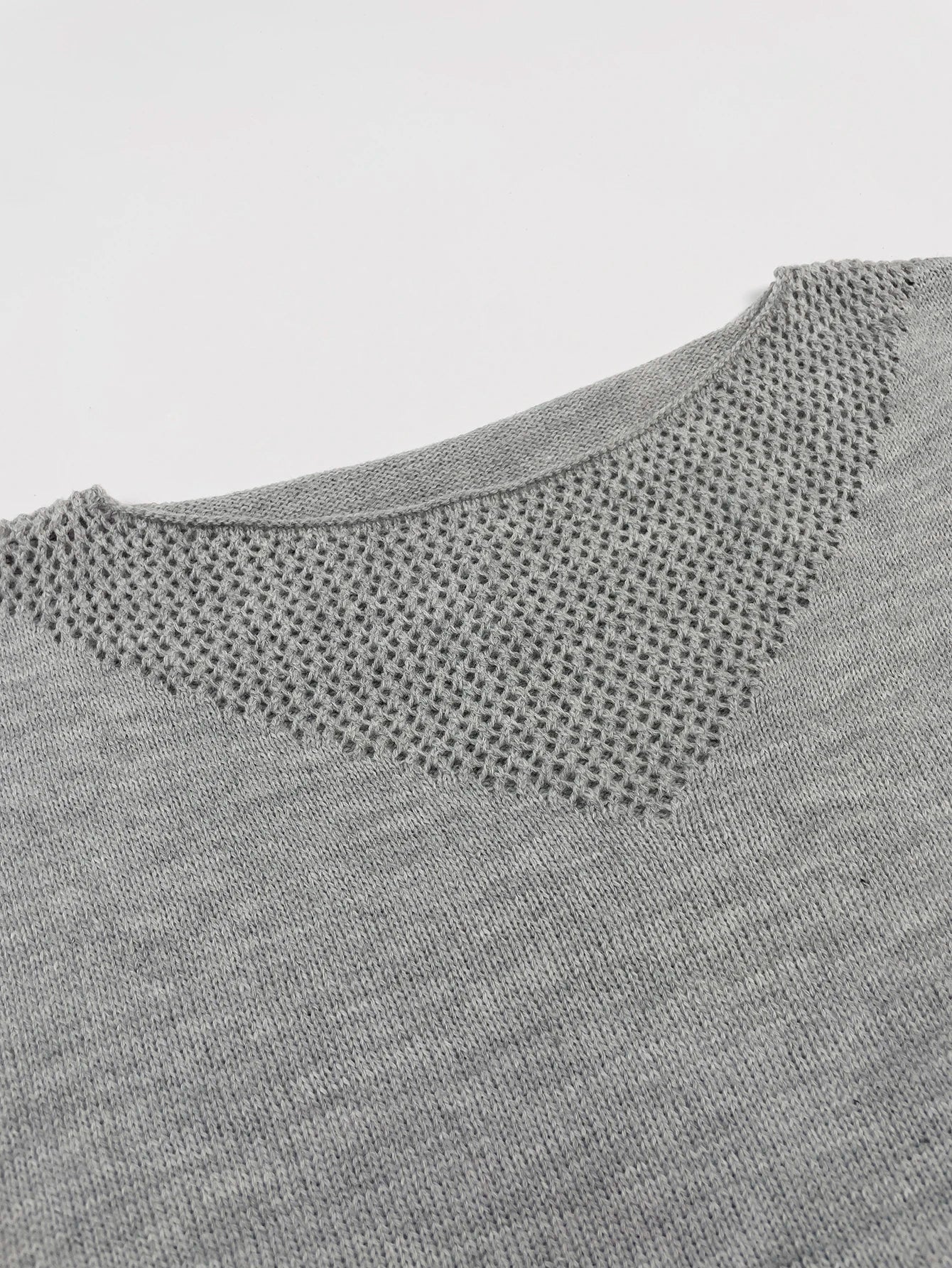 Color-block knit sweater – women